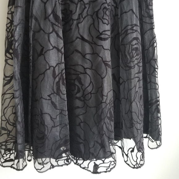 👗NIKI BLACK CHIFFON SEMI DRESS - Picture 2 of 10